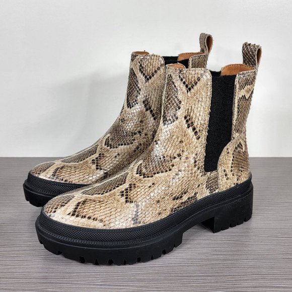 Lucky Brand Emali Chelsea Boot, Snake Print - Picture 3 of 9